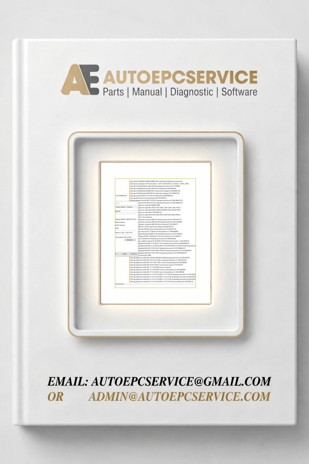 BOMAG 2.08GB DVD Full Set Service Manuals Service Training 1 Download
