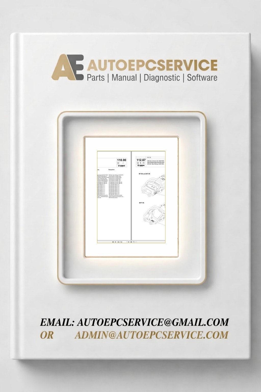 Bomag Vibratory Tamper Bvt 65 Spare Parts Catalog 2017 2018 En De Fr 2 Download