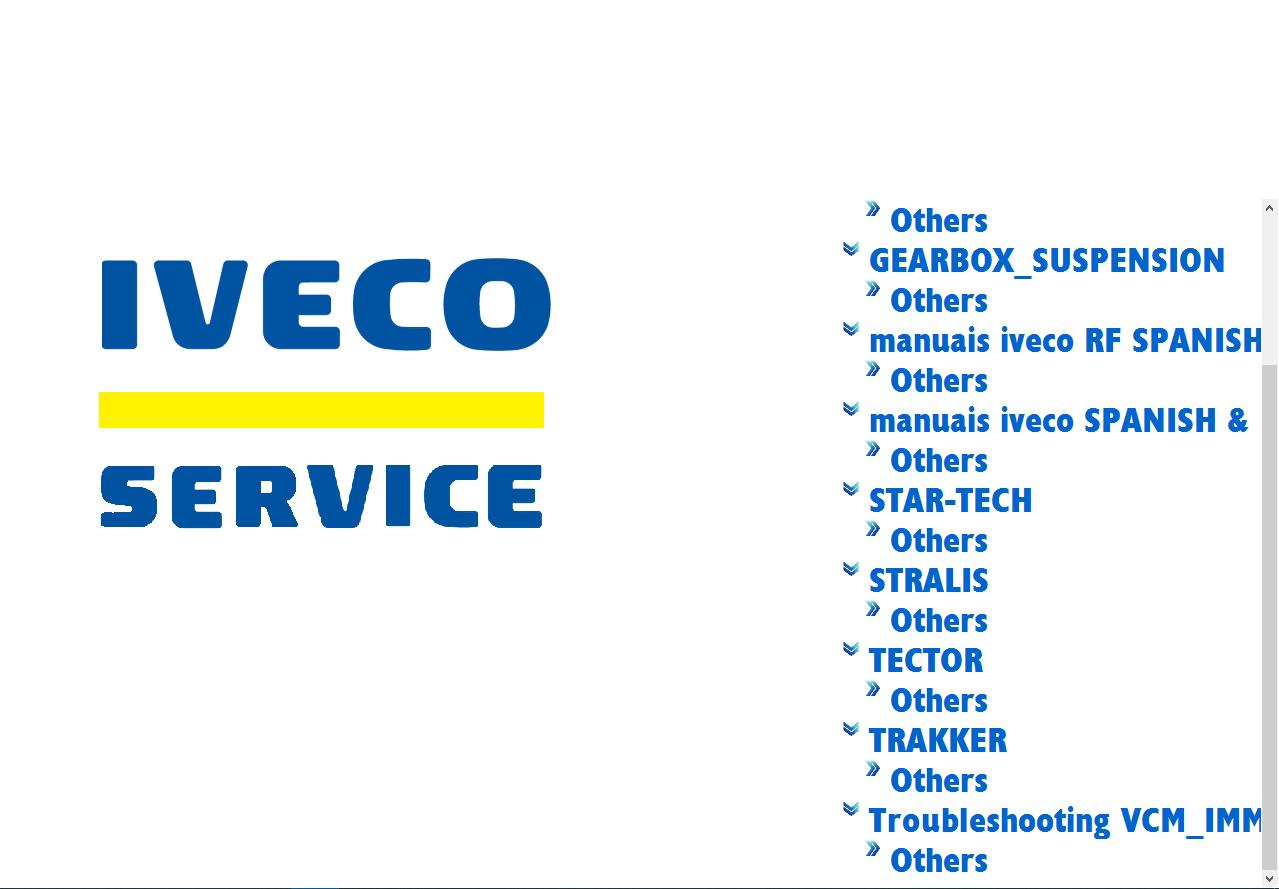 Iveco Truck Full Package Service Manual Dvd7