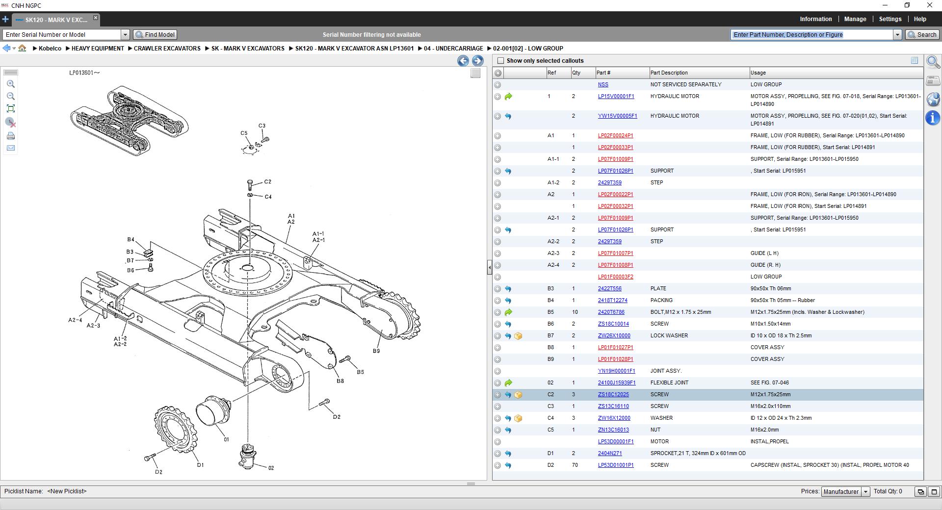 Kobelco 2015 Electronic Spare Parts Full Instruction14