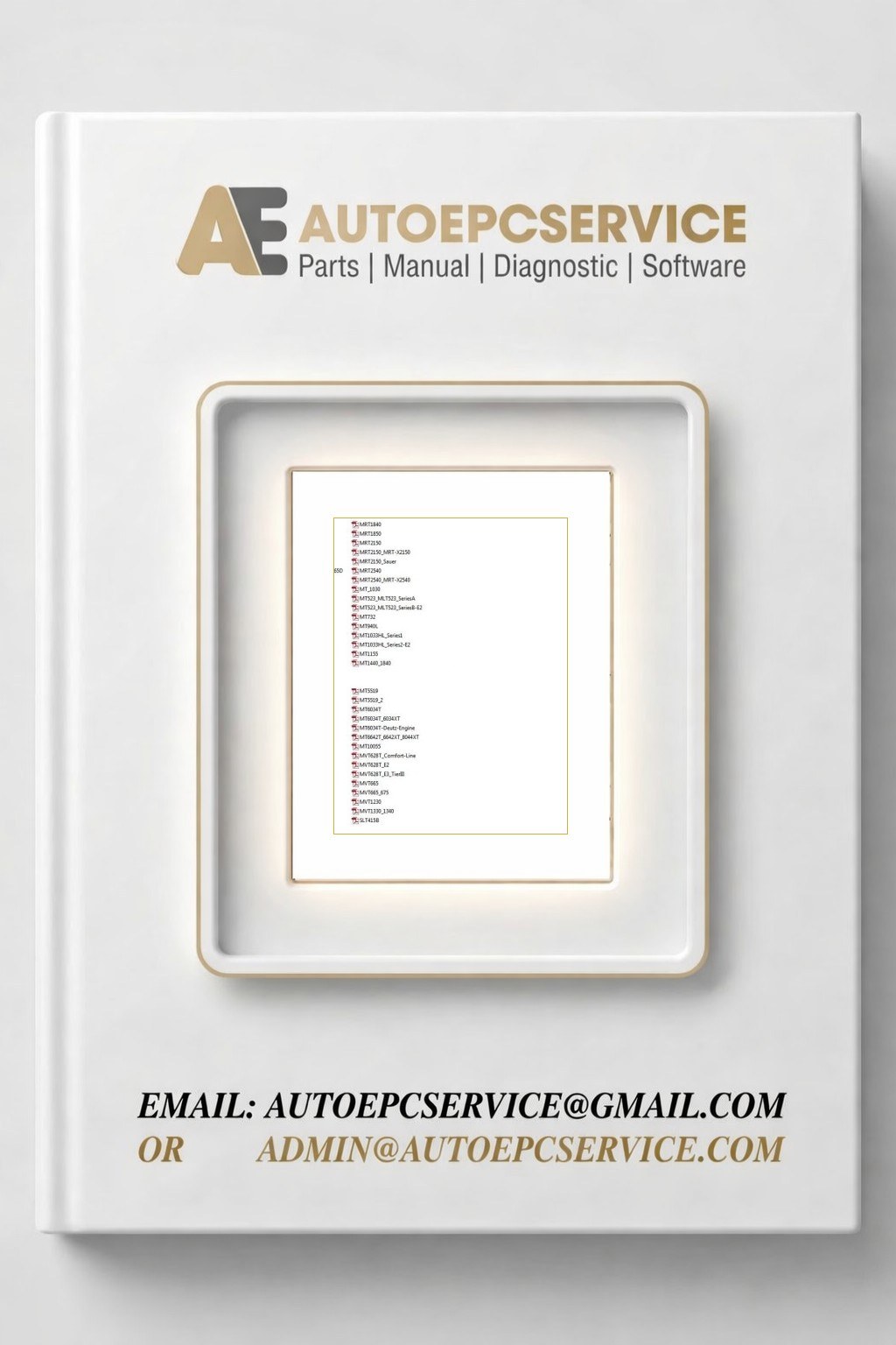 Manitou Full Set Parts Manual DVD 1 Download