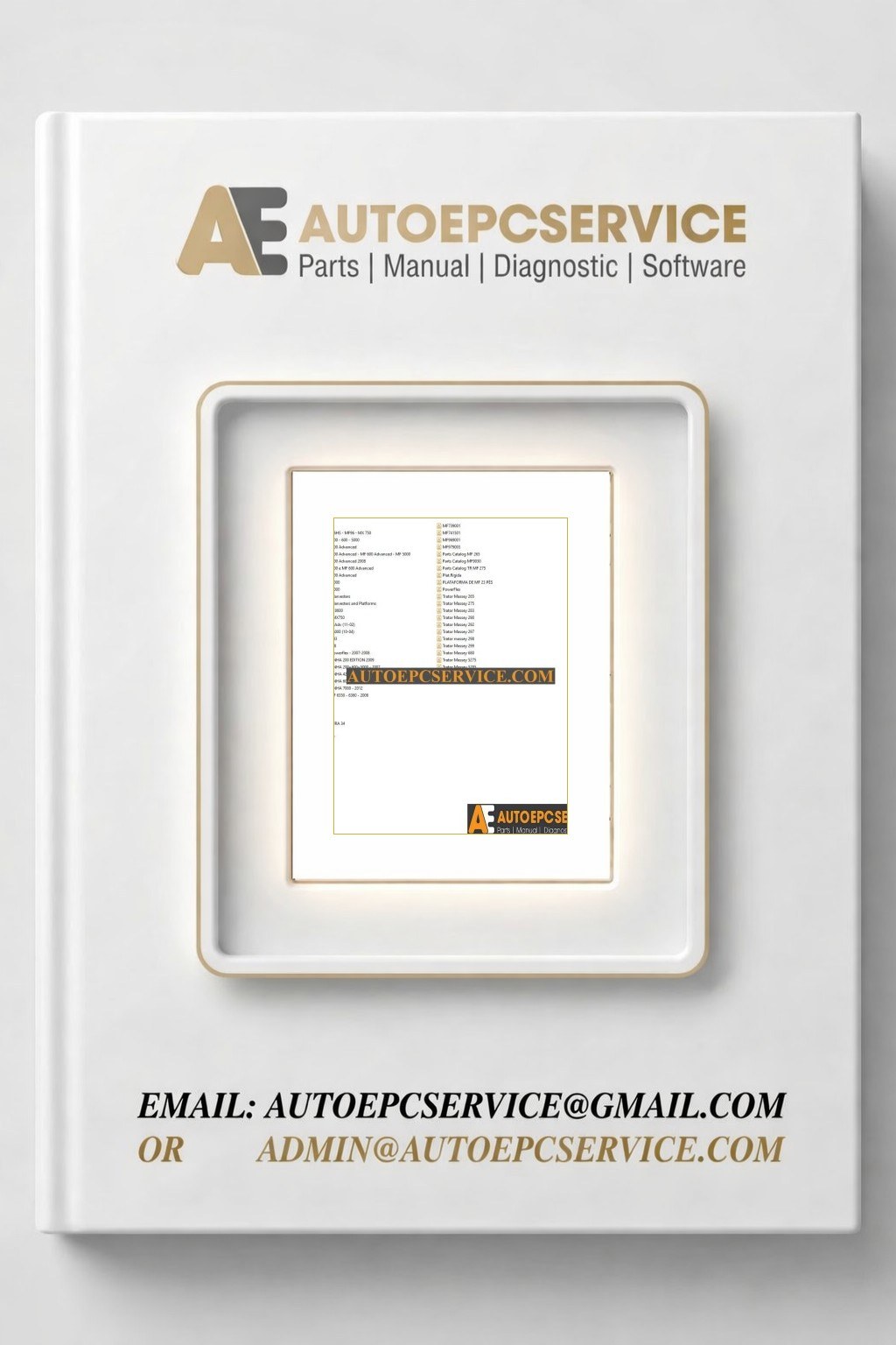 Massey Ferguson Spare Parts Catalog DVD1 Download
