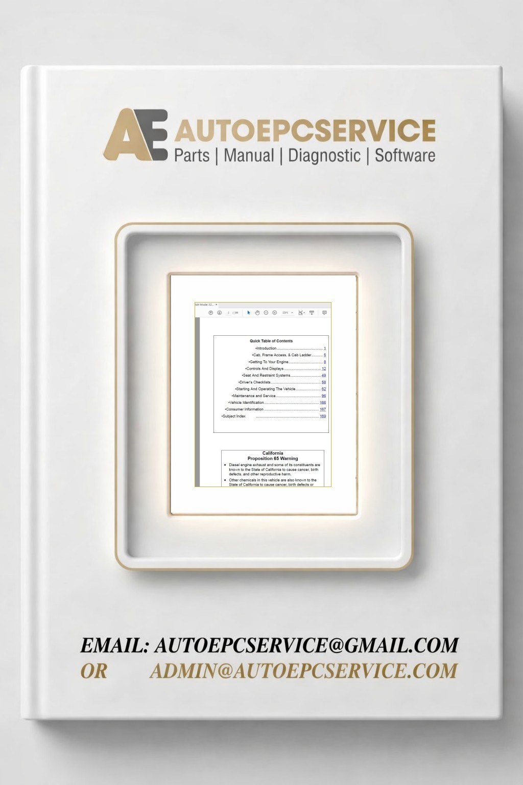 Peterbilt Model 320 Operators Manual 2 Download
