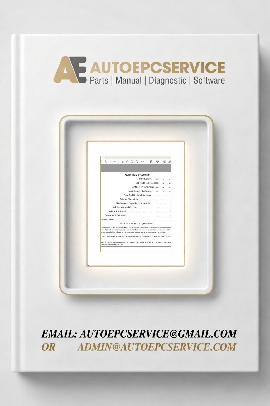 Peterbilt Model 587 Operators Manual 2 Download
